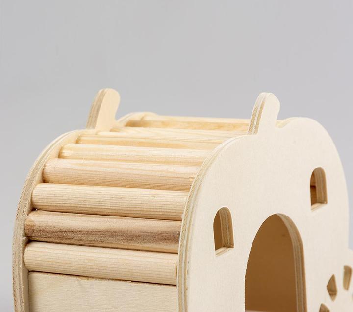 Produktbild Duvoplus Nagerspielzeug Holzhaus mit Brücke