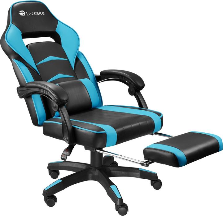 Actual product image tectake Comodo Racing Office Chair with Footrest