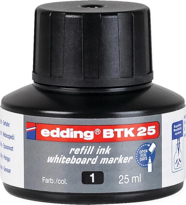 Edding Nachfülltuschen BTK 25 (Nachfülleinheit, Schwarz, 48 mm)