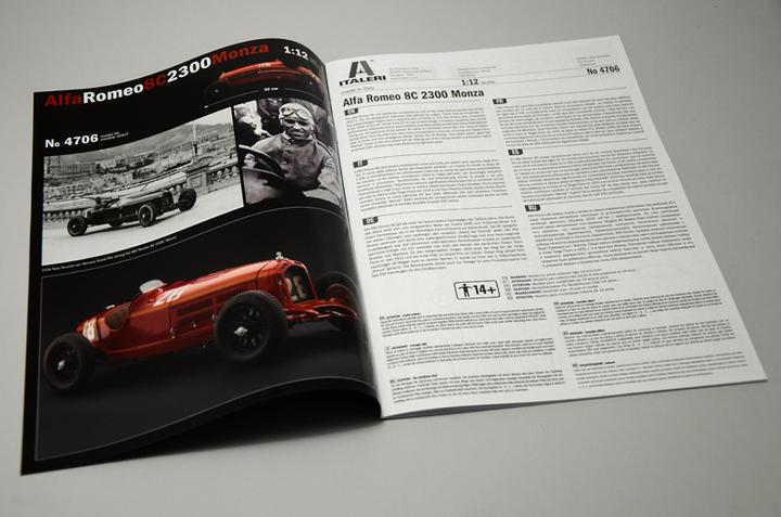 Actual product image 1:12 Alfa Romeo 8C 2300 Monza Nuvolari