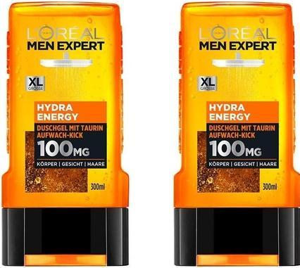 Image du produit L'Oréal Paris Men Expert Hydra Energy Taurin Shower Gel 300 ml (300 ml)