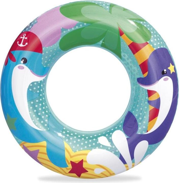 Actual product image Ikonka BESTWAY 36113 Circle inflatable dolphin 51cm 2-4 years old