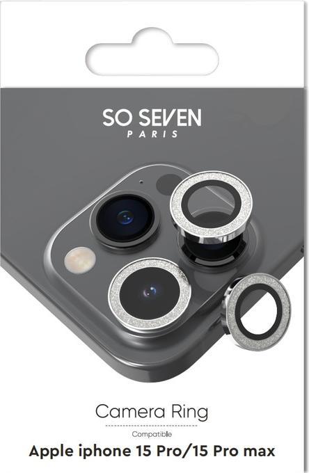 Actual product image So Seven Shock and scratch resistant camera film (1 Piece, Apple iPhone 15 Pro, Apple iPhone 15 Pro Max)