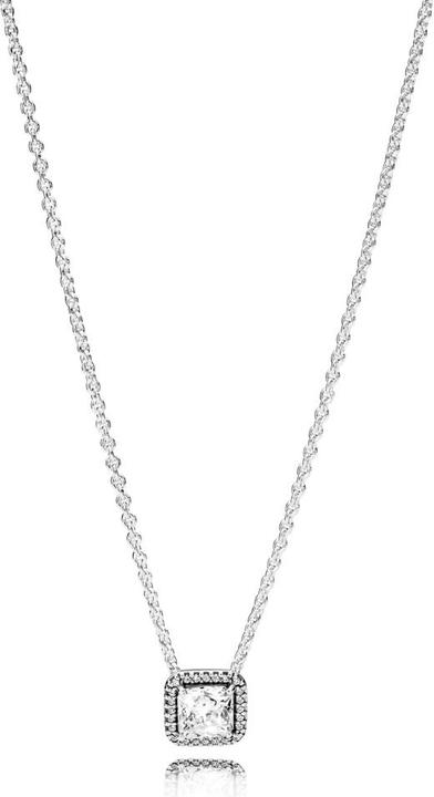 Pandora Zeitlose Eleganz Halskette (Silber, 45 cm)