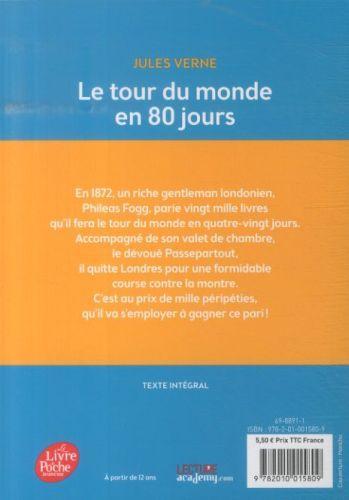Immagine prodotto Il giro del mondo in 80 giorni (Francese, Jules, Verne, 2014)