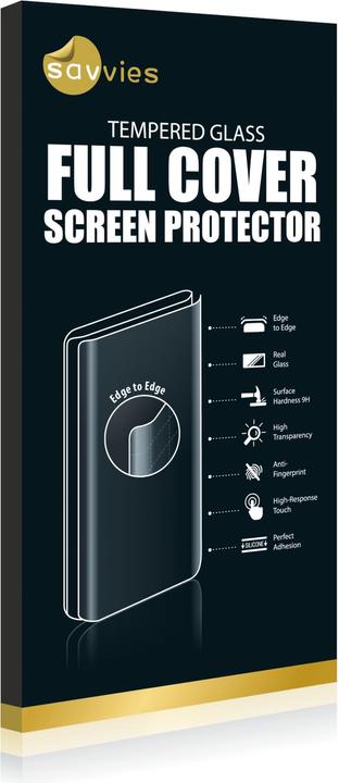 Actual product image Savvies Full-screen armoured glass screen protector (1 Piece, Samsung Galaxy A20)