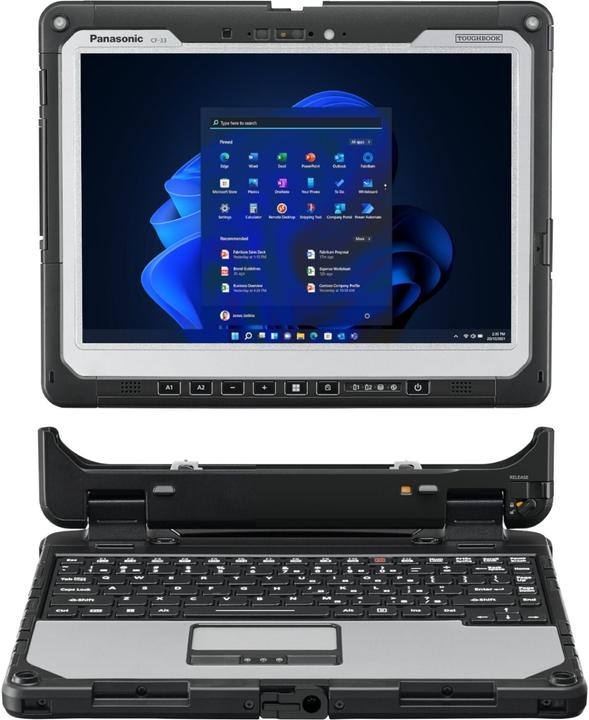 Produktbild Panasonic Toughbook CF-33 mk3 4G/LTE inkl. Keyboard (12", Intel Core i5-1245U, 16 GB, 512 GB, CH)