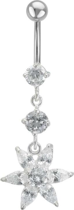 Bijouteria Bauchpiercing (Edelstahl, Silber 925, Zirkonia)