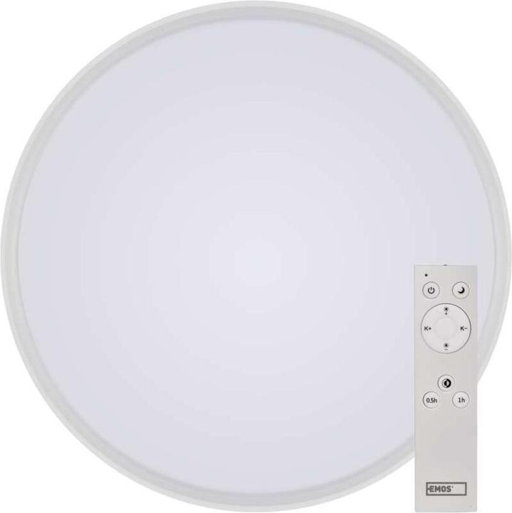 Image du produit Emos Lampe LED LIVI 50 cm, 45 W, blanc chaud/froid, intensité lumineuse variable avec télécommande (2700 lm)