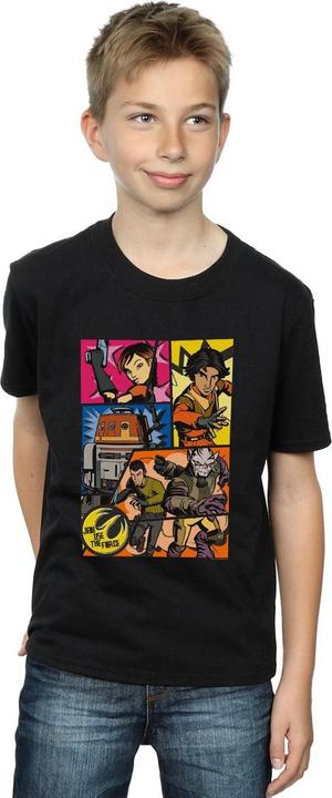 Immagine prodotto Star Wars Rebels Comic Strip Maglietta Ragazzi (152, 158)