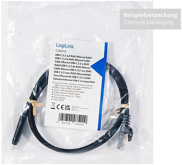 Produktbild LogiLink Netzwerkkabel (S/FTP, CAT6, 5 m)