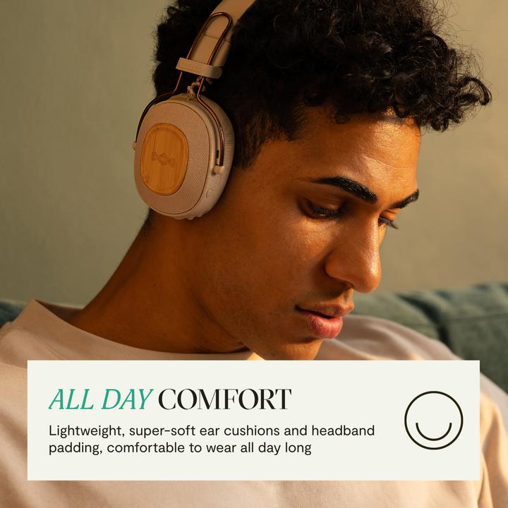 Actual product image House of Marley Positive Vibration Bluetooth headphones (50 h)