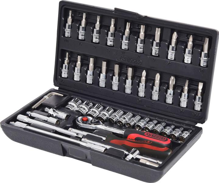 KS Tools 1/4" CHROMEplus Steckschlüssel-Satz (14 mm, 12 mm, 13 mm, 10 mm, 11 mm, 8 mm, 9 mm, 5 mm, 4 mm, 7 mm, 6 mm, 3 mm)