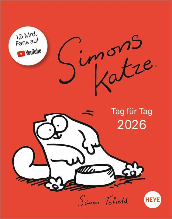 Immagine prodotto Simons Katze Tagesabreisskalender 2026 (11 x 14 cm, Tedesco)