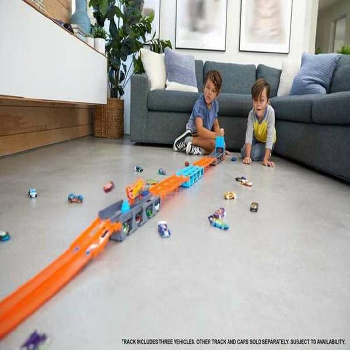 Immagine prodotto Hot Wheels 2-in-1 Rennbahn-Transporter