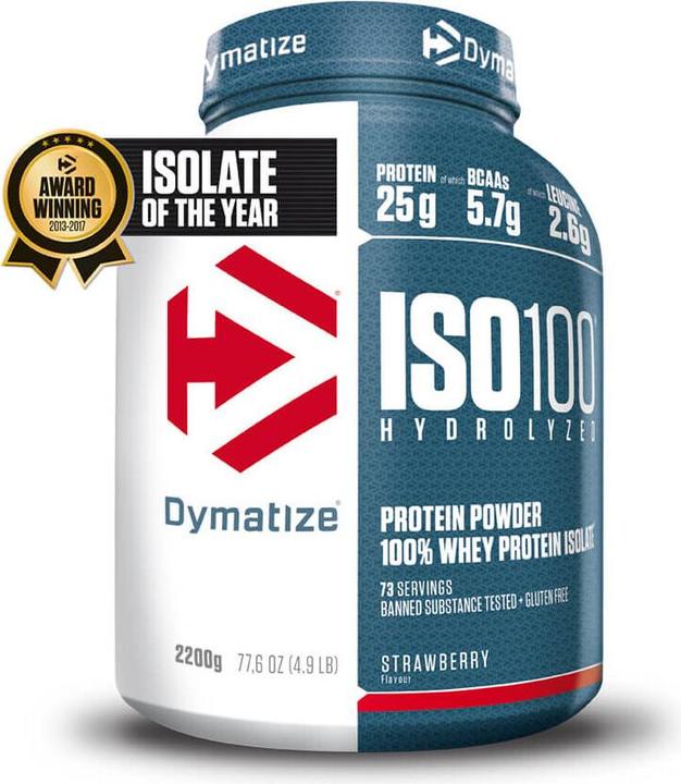 Produktbild Dymatize ISO 100 Hydrolyzed (Erdbeere, 1 Stk., 2264 g)
