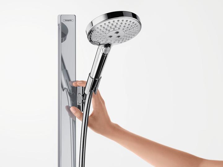 Immagine prodotto hansgrohe HG Br.set RAINDANCE Sel S 120 3jet/Unica 125mm Bsta 90 we/chr 9 l/min EcoSmart
