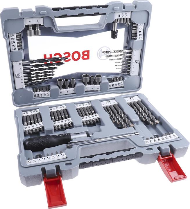Image du produit Bosch Professional Zubehör Ensemble de 105 forets et visseuses Premium X-Line (3 mm, 4 mm, 5 mm, 6 mm, 7 mm, 8 mm, 9 mm, 10 mm)