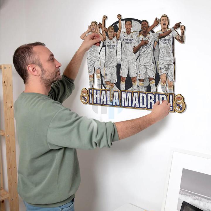 Image du produit Iconic Real Madrid CF - 5 joueurs - puzzle en bois taille M (270 pièces) (270 pièces)