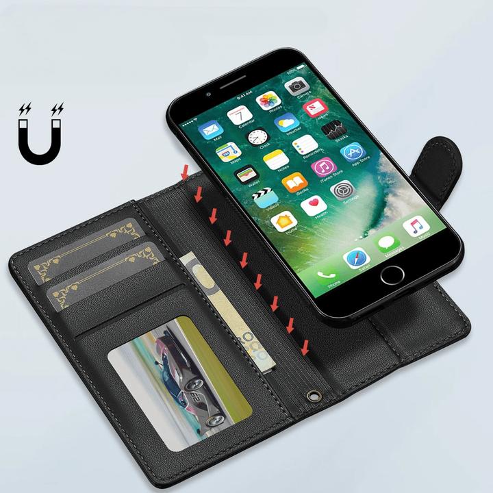 Image du produit LC.Imeeke iPhone SE / 8 / 7 - Teilbare Brieftasche 2-in-1 Handyhülle (Apple iPhone SE (3ème génération), Apple iPhone 7, Apple iPhone 8, Apple iPhone SE (2ème génération))