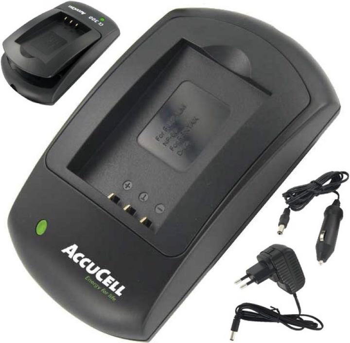Produktbild AccuCell Schnell-Ladegerät passend für den Sony NP-BJ1 Akku passend für die Sony DSC-RX0 Ultrakompakte Kamera (Ladegerät)