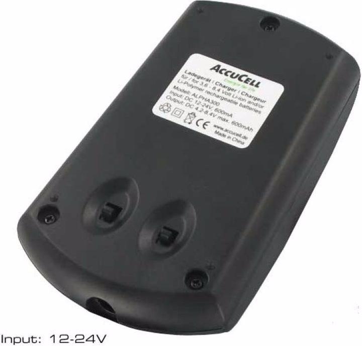 Image du produit AccuCell Chargeur rapide adapté à la batterie Sony NP-FV90 (Chargeur)