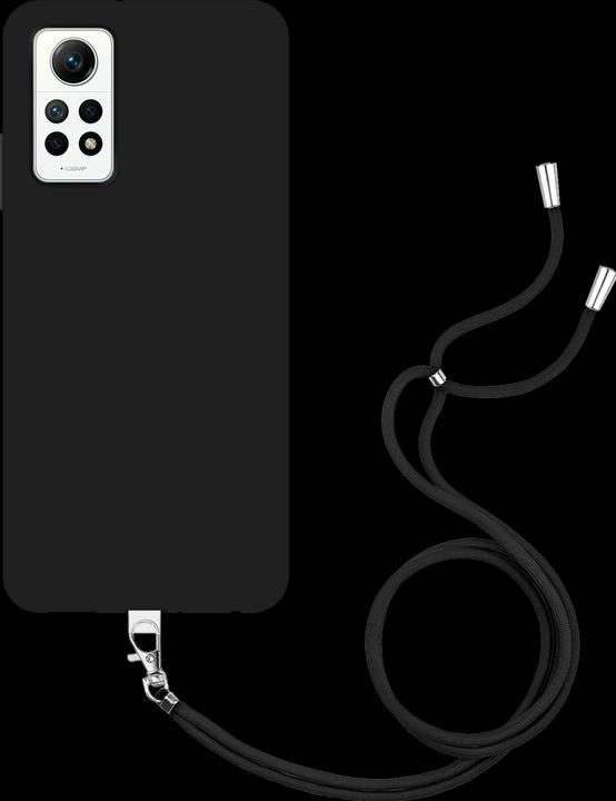 Produktbild Cazy Handykette Hülle Kompatibel mit Xiaomi Redmi Note 12 Pro 4G - Silikon Handyhülle mit Band Necklace