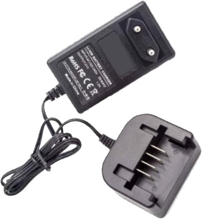 Actual product image AccuCell Charger suitable for Black and Decker battery A1518L, HP186F4L, GTC800L, LB018-OPE battery (18 V)