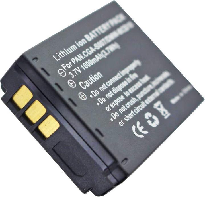 Image du produit Panasonic Akku CGA-S007,CGR-S007,DMW-BCD10 (Batterie)