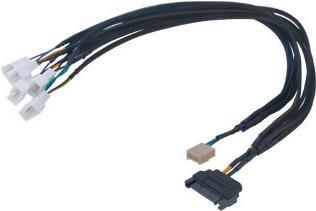 Produktbild Akasa Flexa FP5S PWM Verteiler-Kabel (5 Lüfter) - gesleevt