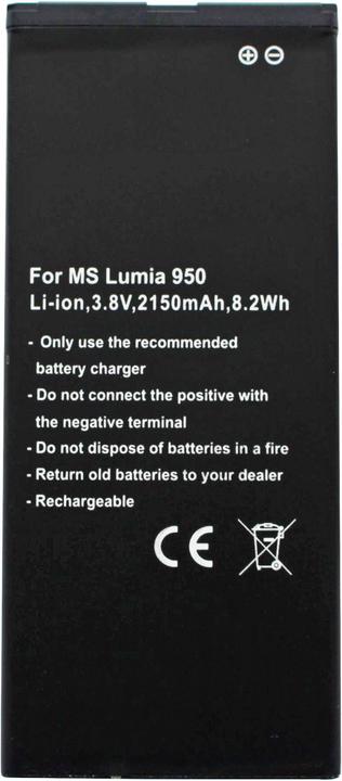 Immagine prodotto Microsoft Batteria Lumia 950, batteria Lumia 950DS BV-T5E
