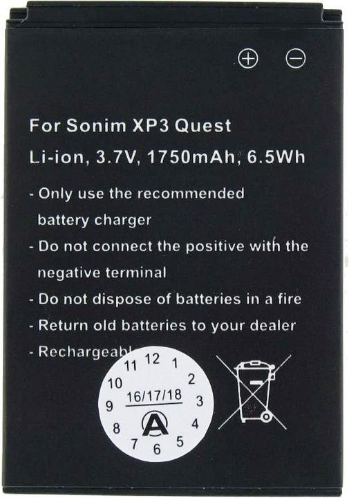 Produktbild Sonim Akku XP3 Quest XP1300, XP3300, XP5300 XP-0001100
