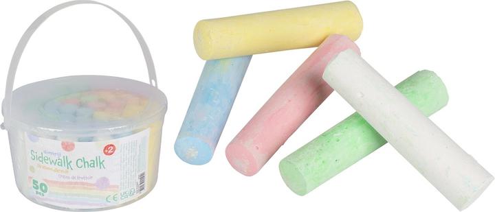 Champ Jumbo Strassenkreide, 50 Stück (Mehrfarbig, 50 x)