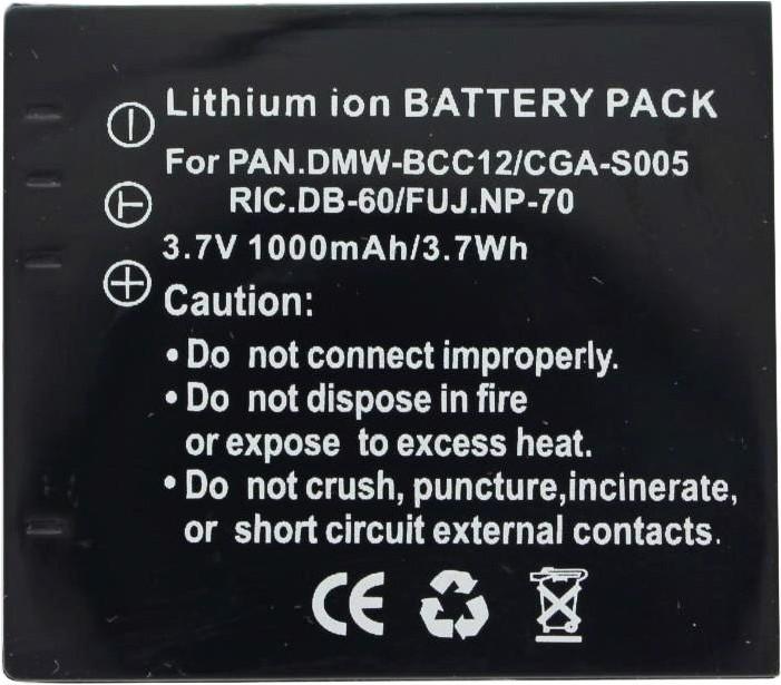 Image du produit RICOH Akku DB-60, DB-65, Caplio R3, R30, GR (Batterie de l'appareil photo)