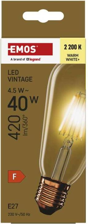 Produktbild Emos LED Lampe Vintage ST64 / E27 / 4,5 W (40 W) / 420 lm / Warmweiss (E27, 4.50 W, 420 lm, 1 x, F)