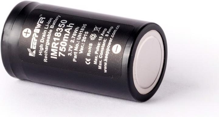 Immagine prodotto Keeppower Batteria IMR18350 (1 pz., 18350, 750 mAh)
