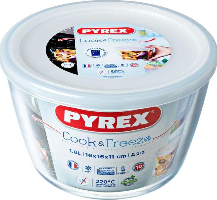 Pyrex Auflauff.m/D rd Pyr/Kst 1.6L