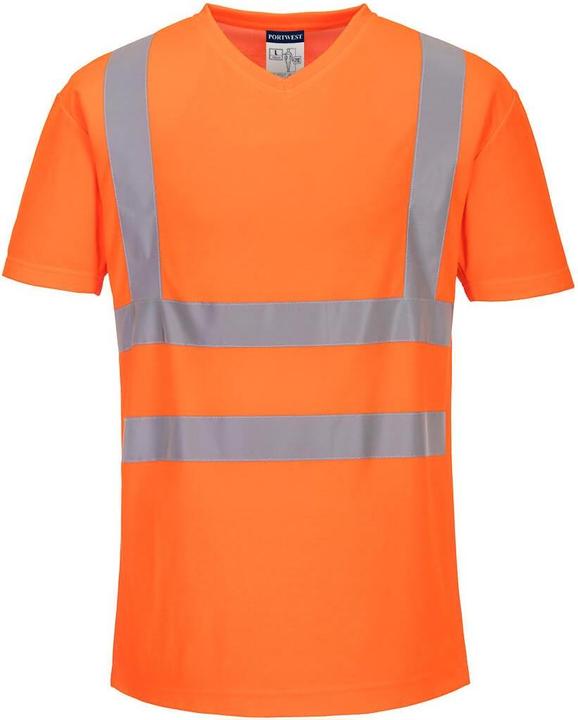 Portwest Mens Hi-Vis Mesh Insert Comfort Safety T-Shirt