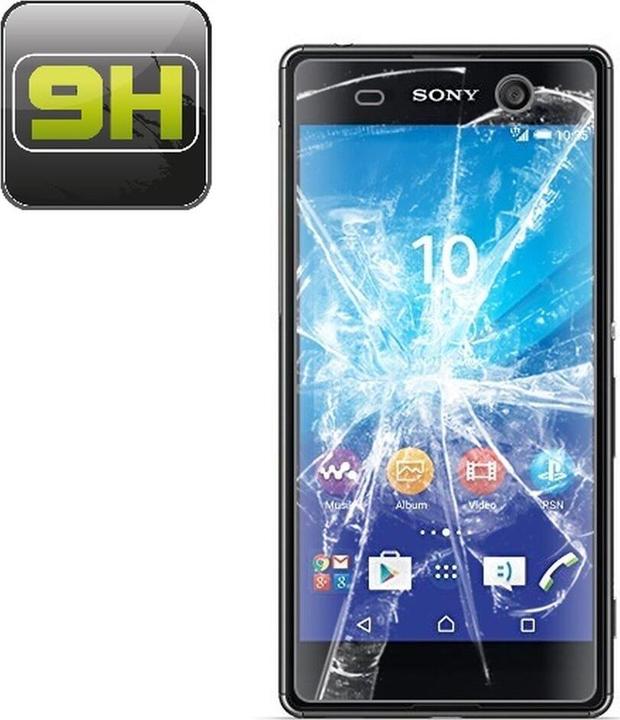 Produktbild Protectorking 1x echtes Tempered 9H Panzerhartglas 3D KLAR (1 Stück, Sony Xperia M5)