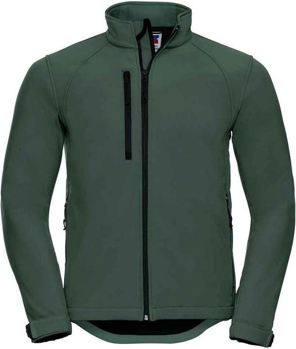 Actual product image Russell Mens Plain Soft Shell Jacket (M)