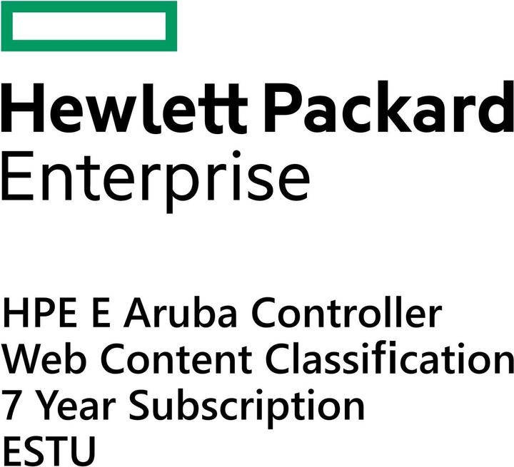 Produktbild HPE E Aruba Controller Web Content Classification 7 Year Subscription E-STU (1 Geräte)
