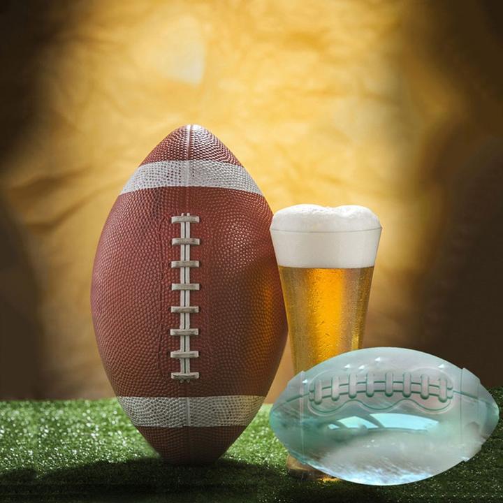 Actual product image König Design Silicone ice cube mould football ice mould whisky round ice ball ice cube tray