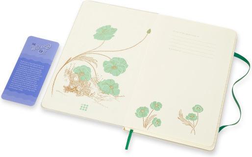 Produktbild Moleskine Notizbuch Zauberer Oz L/A5 851281 liniert,weiss,240 S. HC (A5, Liniert, Weicher Einband)
