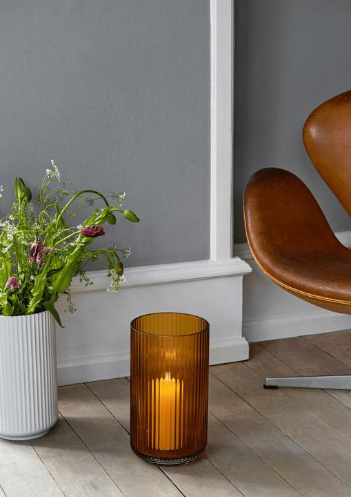 Produktbild Lyngby Glasvase amber (1 x, Ø 21 x 38 cm)