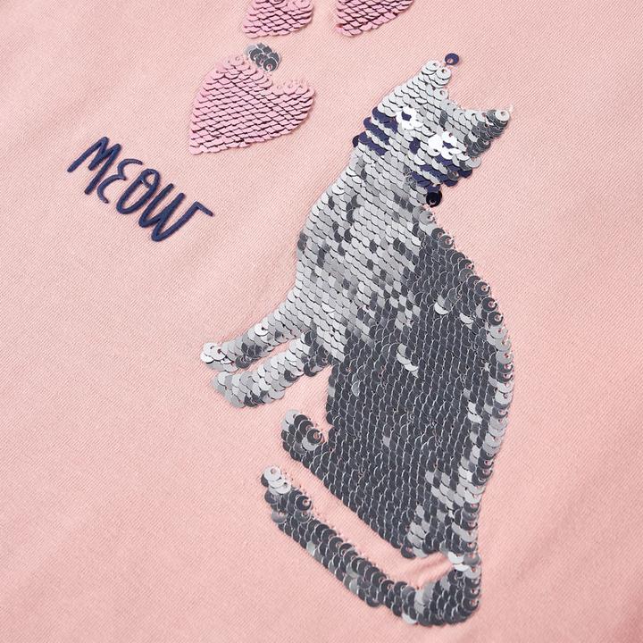 Image du produit VidaXL T-shirt manches longues enfant rose clair 140,Composition : 95% coton. 5 (140)