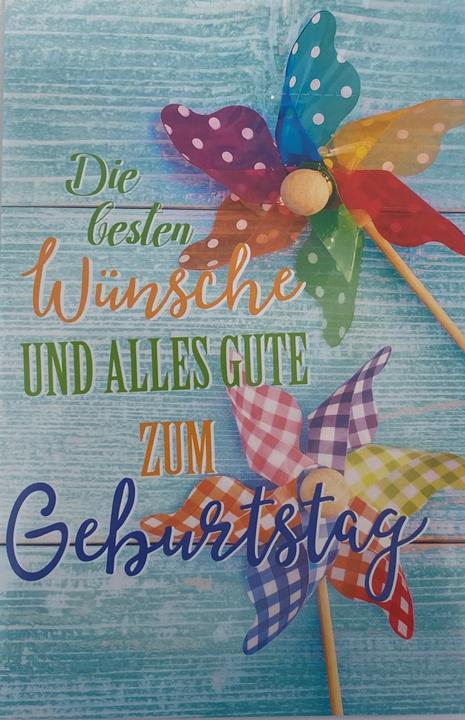 Produktbild Glückwunschkarten Geburtstag Windmühle (1 Stk.)