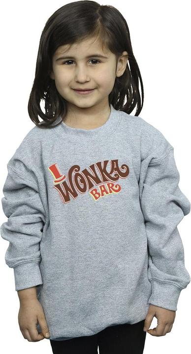Immagine prodotto Willy Wonka & the Chocolate Factory Bar Logo Felpa Ragazze (128)