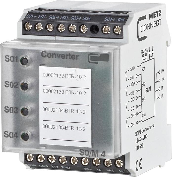 Produktbild Metz Connect 110556 - 4 Kanäle - -10 - 50 °C - -20 - 70 °C - 50 mm - 60 mm - 69,3 mm