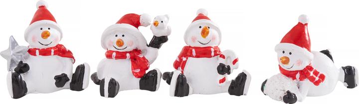 Image du produit VBS Mini bonhomme de neige "Stuart", 4 pièces