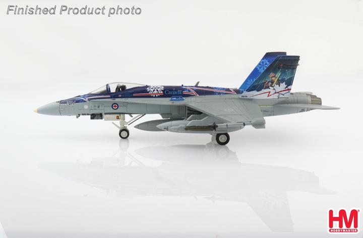 Actual product image Hobby Master CF-18A Hornet Canada Special Marking 2012, RCAF Demonstration Team 1:72 HA3557.